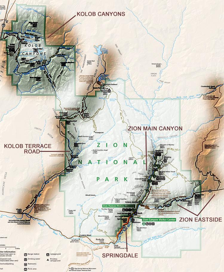 A map of the national parkDescription automatically generated